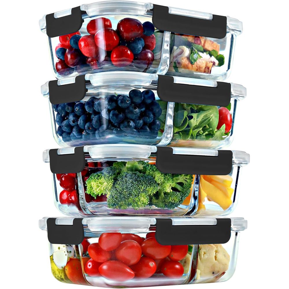 Meal Prep Oven Safe Containers - Meal Prep Containers, 2 & 3