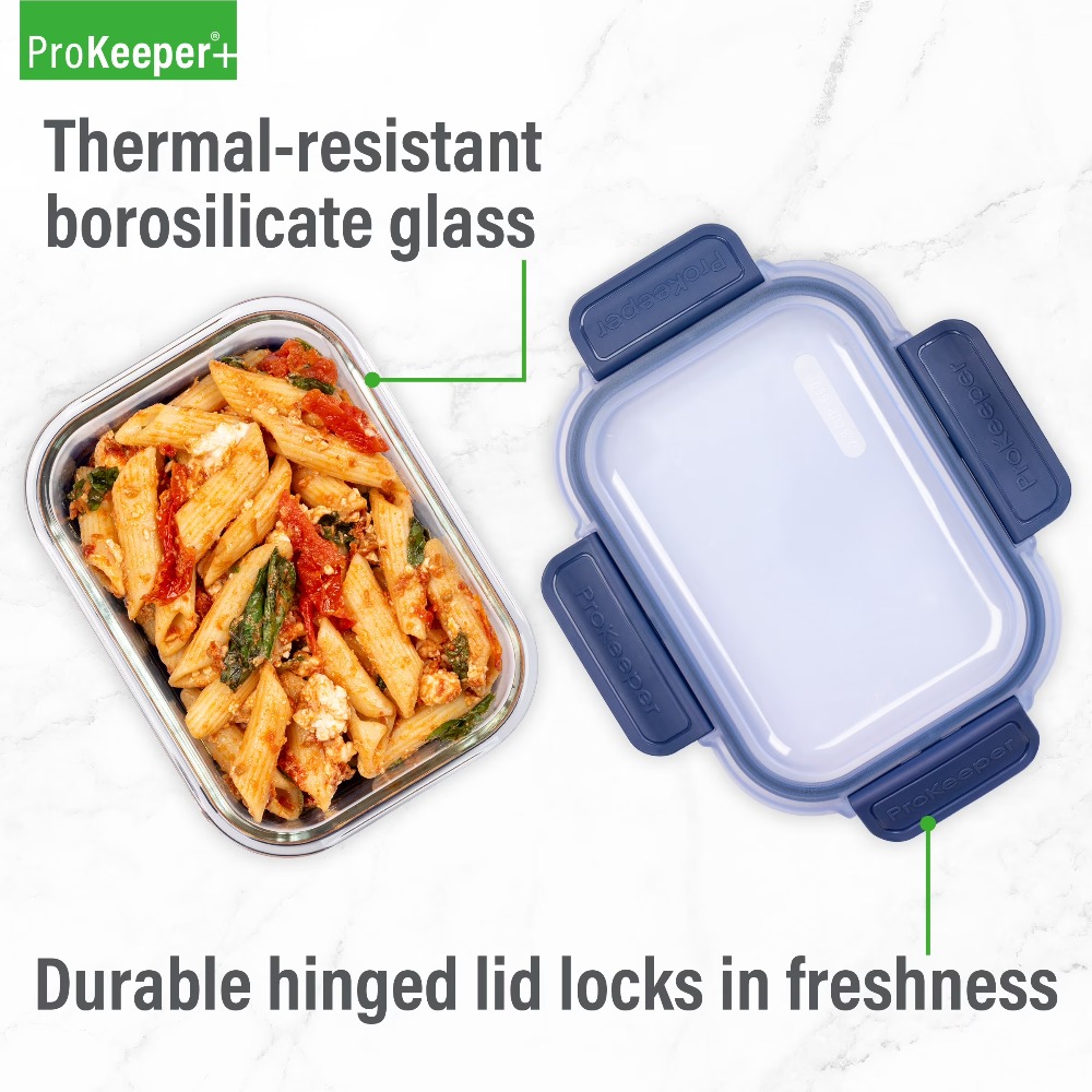 2.8 Cup Glass Food Storage Con - Meal Prep Glass review and price