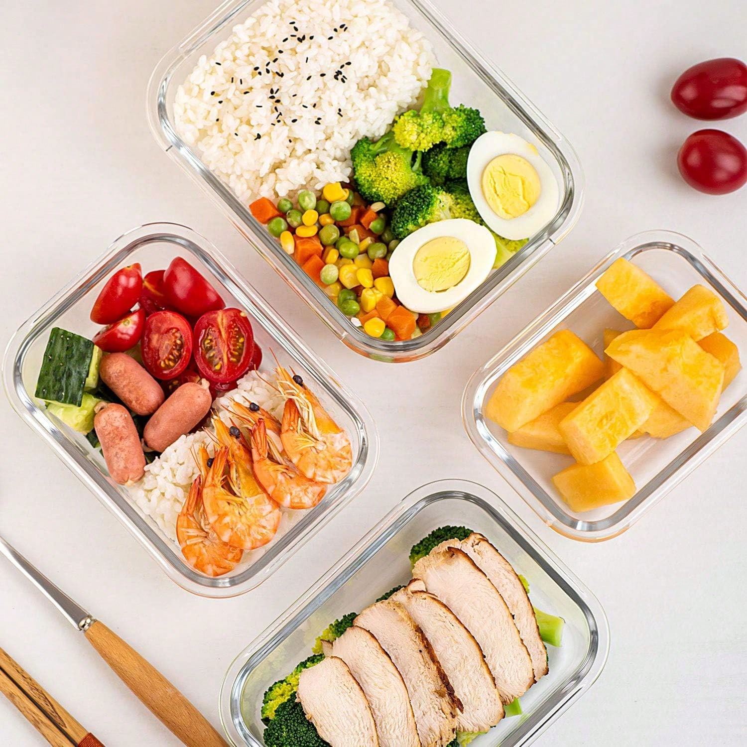 10 Pack Glass Meal Prep Contai - Meal Prep Oven Safe Containers review and price