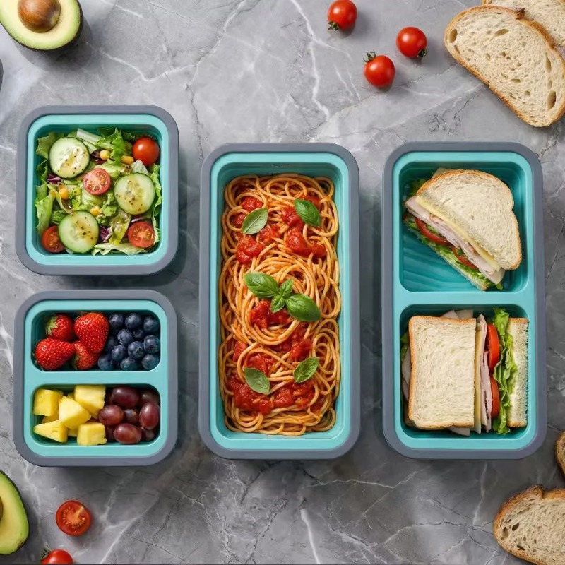 Silicone Freezer Tray with Lid - Meal Prep Oven Safe Containers review and price
