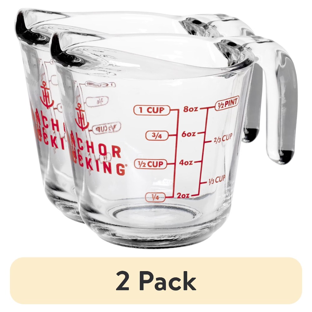 2-Pack Glass Measuring Cups Se - Meal Prep Glass review and price