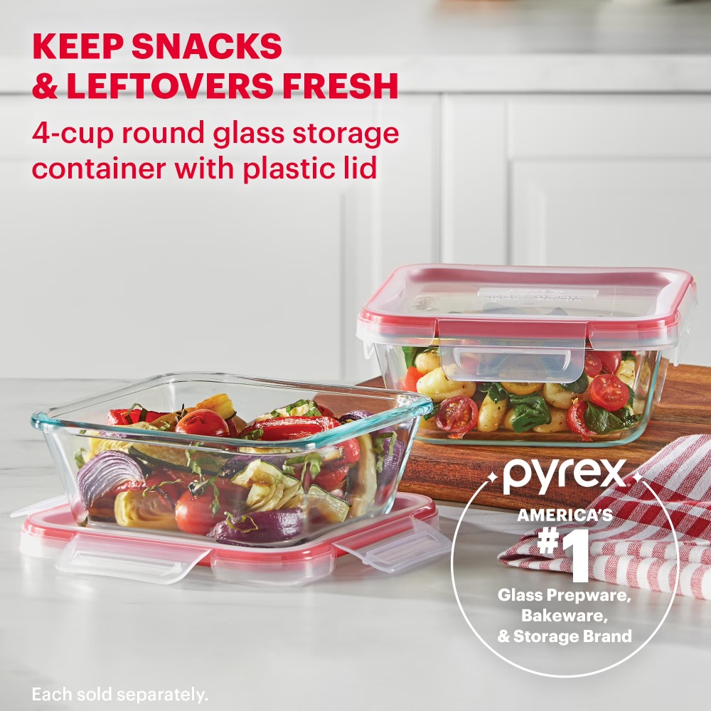 Freshlock 4-Cup Square Glass F - Meal Prep Oven Safe Containers review and price
