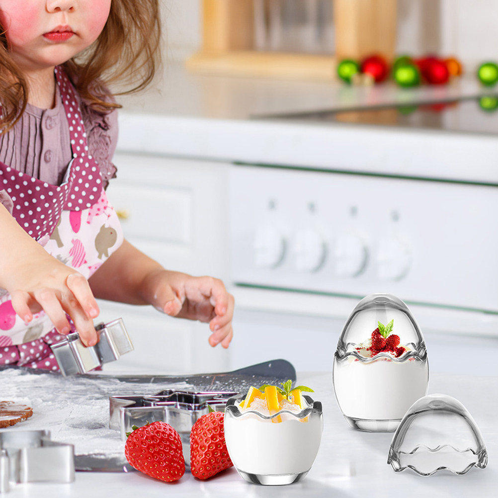 6Pcs Oven Safe Glass Pudding C - Meal Prep Oven Safe Containers review and price