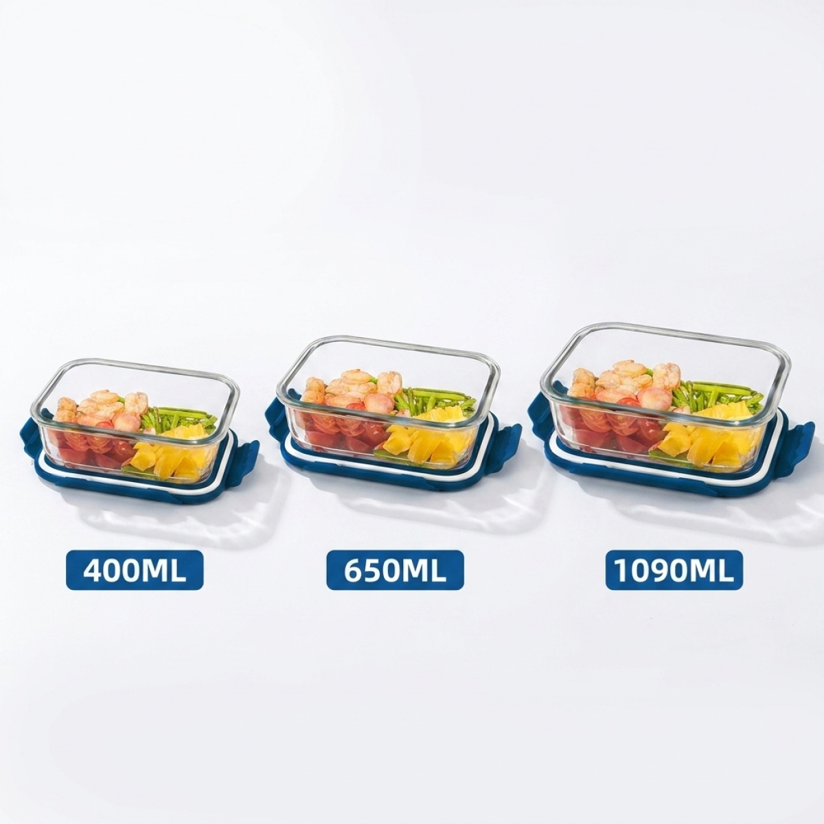 2 Pack High Borosilicate Glass - Meal Prep Oven Safe Containers review and price