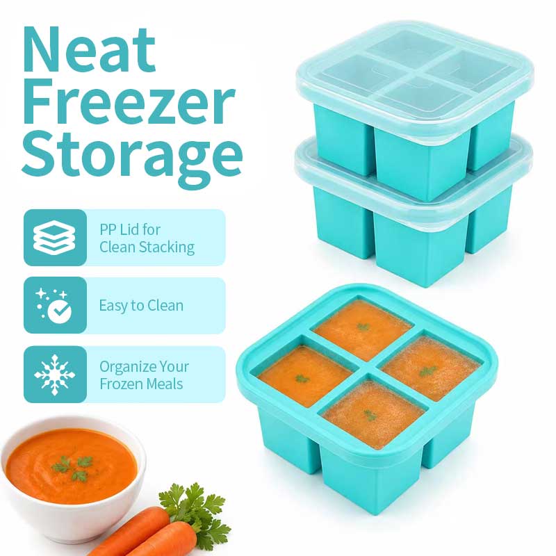 Silicone 4-Compartment Food St - Meal Prep Easy review and price