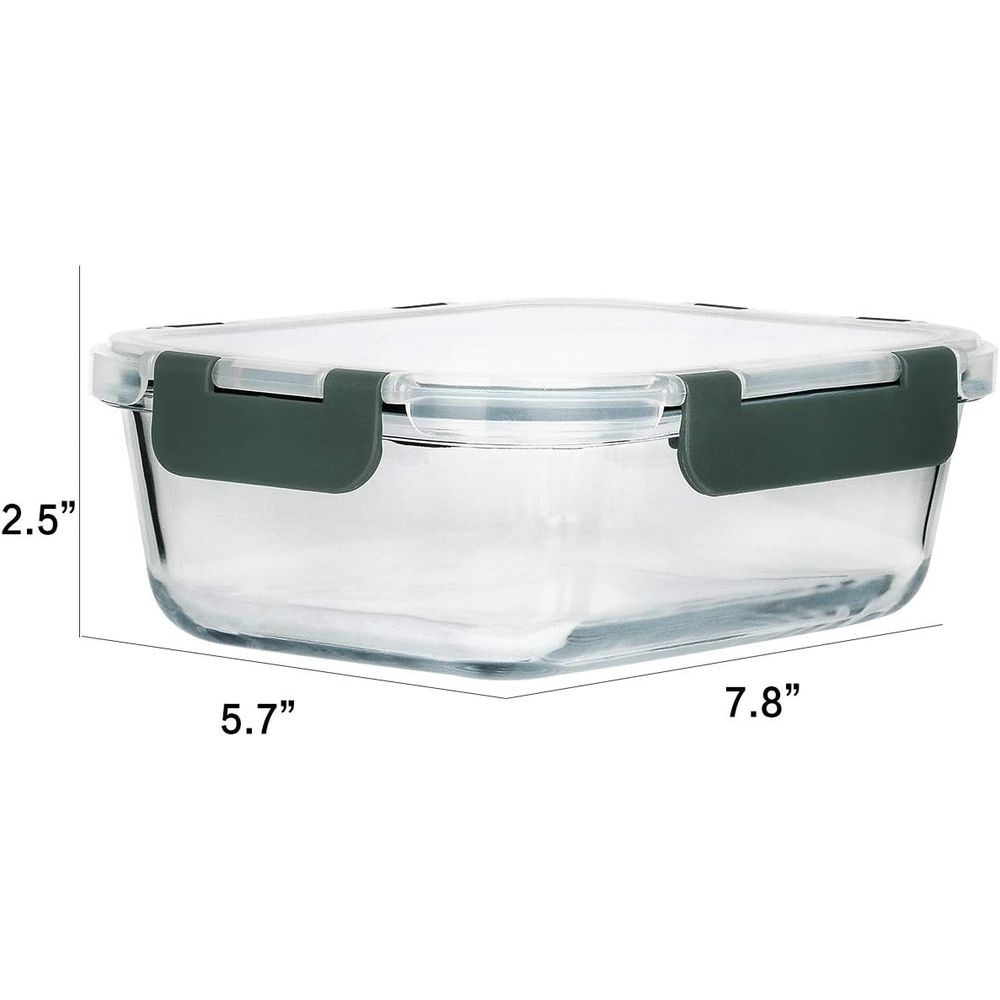 8-Pack, 30 oz Glass Meal Prep  - Meal Prep Oven Safe Containers review and price