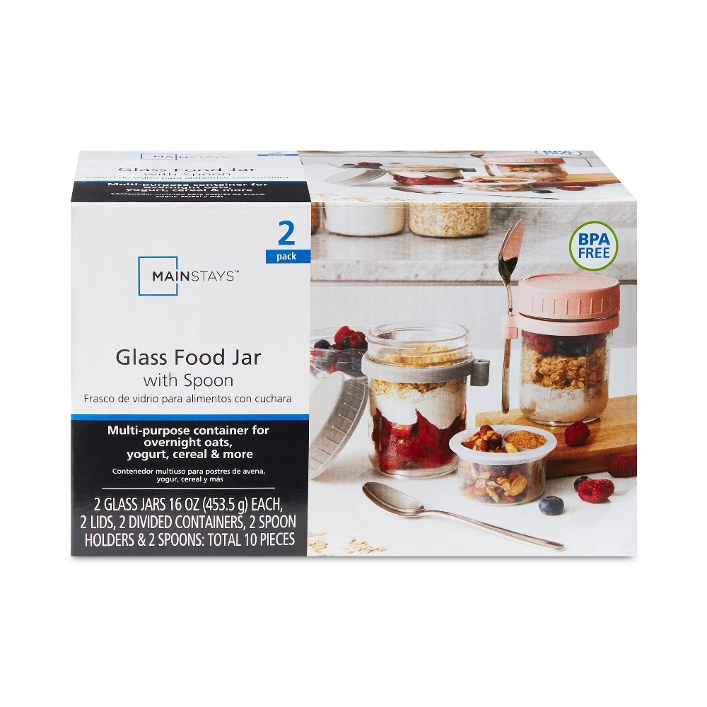 Portable Overnight Oats Food J - Meal Prep Glass review and price