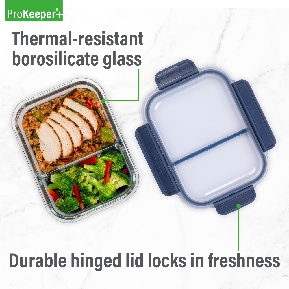 Premium Borosilicate Glass Mea - Meal Prep Oven Safe Containers review and price