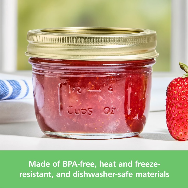 8 oz Mason Jars, Wide Mouth Ha - Meal Prep Glass review and price