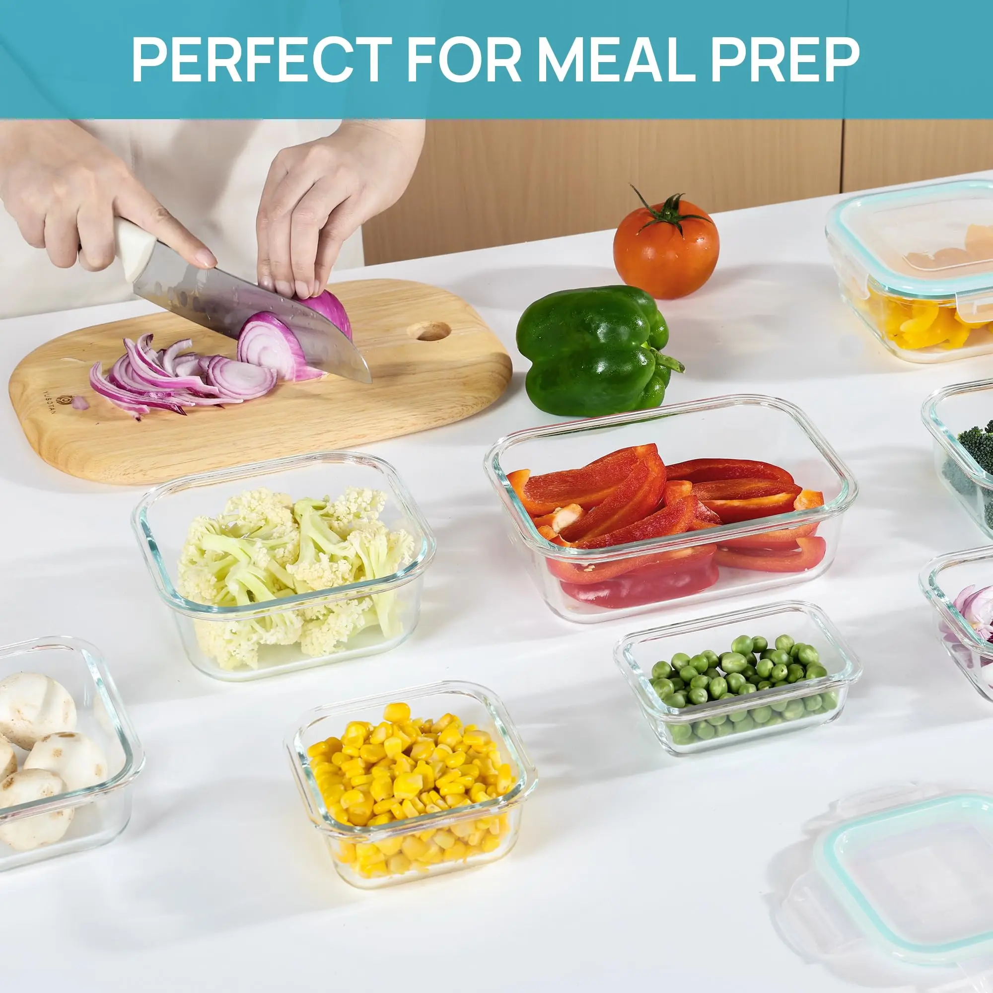 Glass Lunch Box Food Storage C - Meal Prep Glass review and price