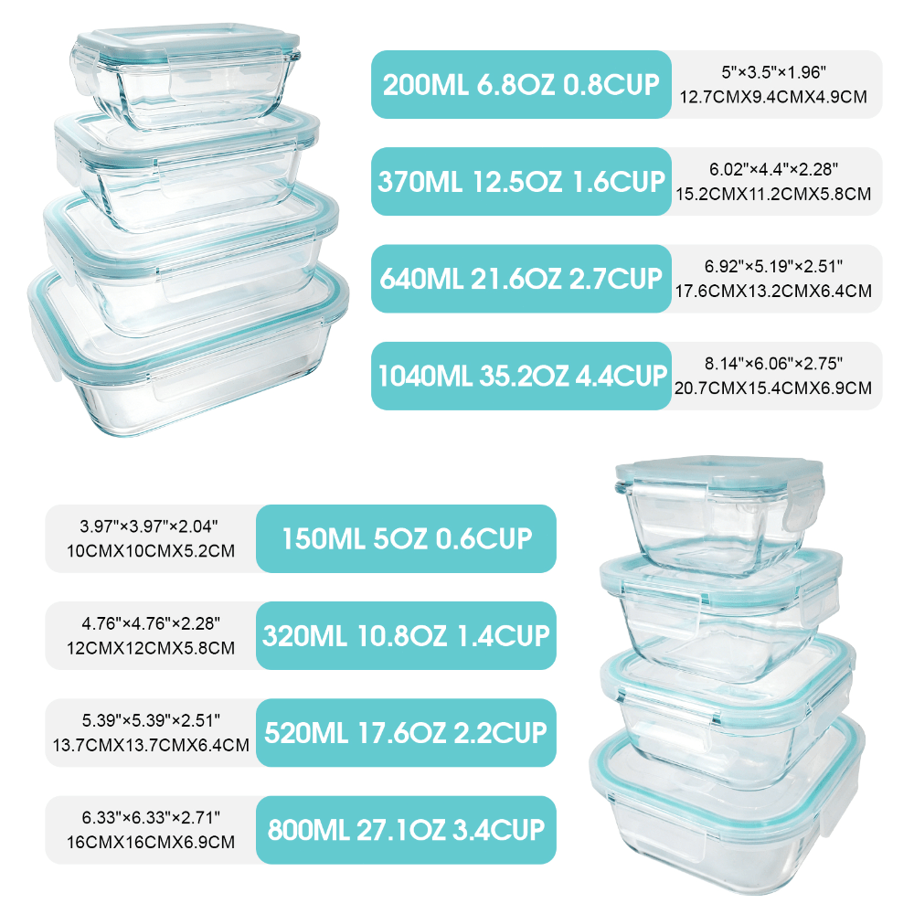 24 Pcs Glass Food Storage Cont - Meal Prep Oven Safe Containers review and price