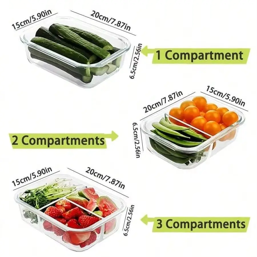 yesGlass Food Storage Containe - Meal Prep Glass review and price