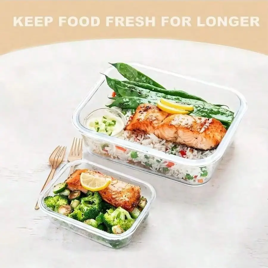 yesGlass Food Storage Containe - Meal Prep Glass review and price
