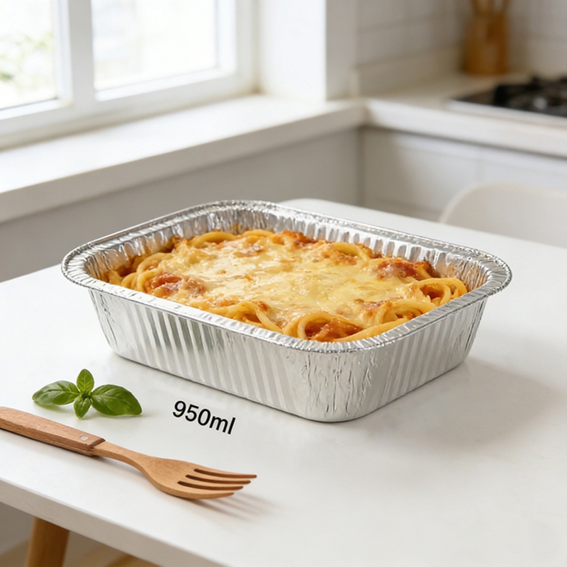 Square 950ml Aluminum Foil Pan - Meal Prep Oven Safe Containers review and price