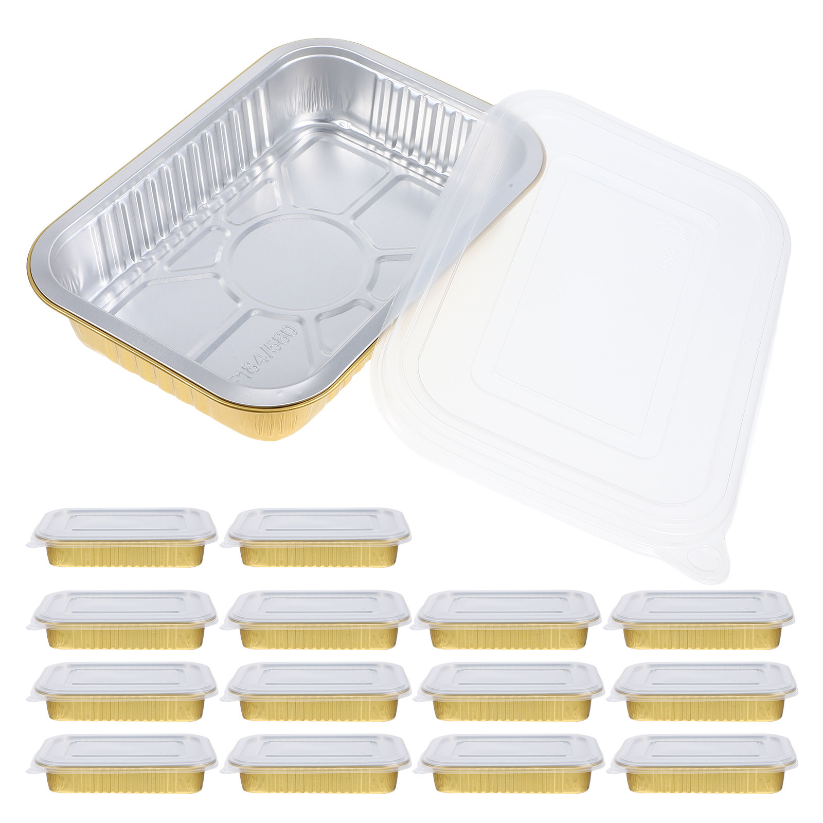 20Pcs Aluminum Foil Rectangula - Meal Prep Oven Safe Containers review and price